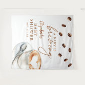 Foto für das Kaffeehaus Babydusche Wandteppich (Vorderseite (Horizontal))