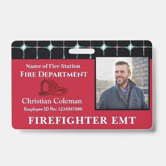 Foto für das Logo-Bar für benutzerdefinierte Name- Ausweis (Vorderseite)