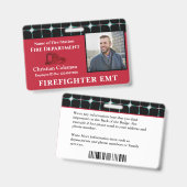 Foto für das Logo-Bar für benutzerdefinierte Name- Ausweis (Vorder- & Rückseite)