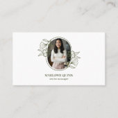 Foto für das Logo "Floral Botanical Monogram Wappe Visitenkarte (Vorderseite)