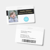Foto für das Logo für Mitarbeiter/innen Strichcode Ausweis (Vorder- & Rückseite)