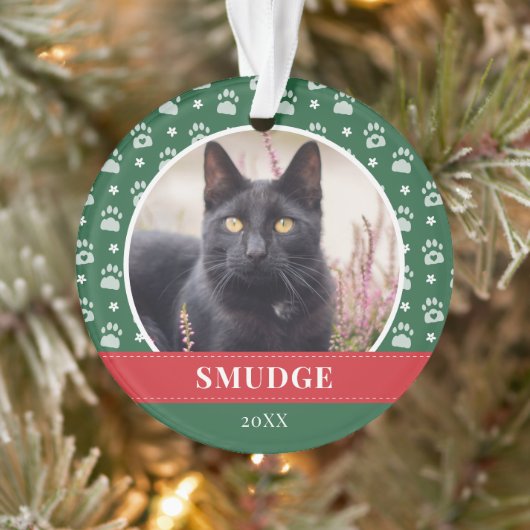 Foto für das Muster in grün-weiß gestrichen Ornament (Baum)