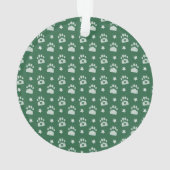 Foto für das Muster in grün-weiß gestrichen Ornament (Rückseite)