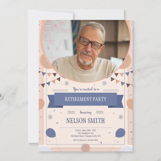 Foto für das Party Einladung (Vorderseite)