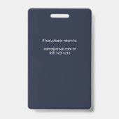 Foto für das Presselogo Berufliches Abzeichen Ausweis (Rückseite)