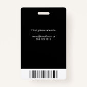 Foto für das Presselogo Berufliches Abzeichen Ausweis (Rückseite)