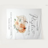 Foto für das Pumpkin Floral Baby Wandteppich (Vorderseite (Horizontal))