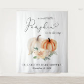 Foto für das Pumpkin Floral Baby Wandteppich (Vorderseite)