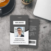 Foto für das Rote Mitarbeiter-ID-Logo Strichcode-A Ausweis