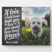 Foto für das Sammelnotieren von Haustieren Fotoplatte (Vorderseite)