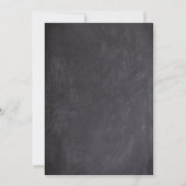 Foto für das Schwarze Chalet-Mainboard Save The Date (Rückseite)