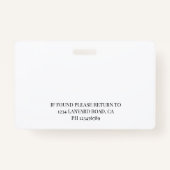 Foto für das Schwarze Logo des Kontoinhabers - Abz Ausweis (Rückseite)