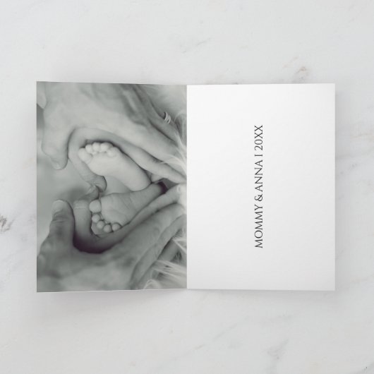 Foto für das Skriptarchen der ersten Mütter Karte (Innenseite)