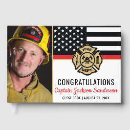 Foto für das Thin Red Line-Flag für Feuerwehrleute Gästebuch