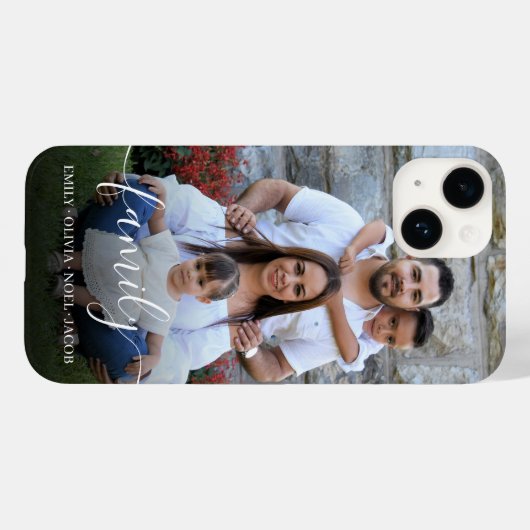 Foto für das Überlagern von Familienskripten Case-Mate iPhone Hülle (Rückseite (Horizontal))
