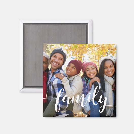 Foto für das Überlagern von Familienskripten Magnet (Vorderseite/Rückseite)