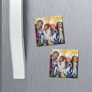 Foto für das Überlagern von Familienskripten Magnet