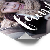 Foto für das Überlagern von Familienskripten Poster (Ecke)