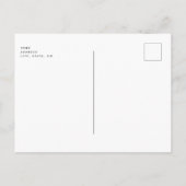 Foto für das unverblindete Brautparty auf der Post Postkarte (Rückseite)