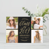 Foto für den Abschluss von Radiowellen Einladung (Stehend Vorderseite)