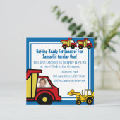 Foto für den Bau eines Fun-Trucks Einladung (Stehend Vorderseite)