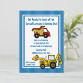 Foto für den Bau eines Fun-Trucks Einladung (Stehend Vorderseite)