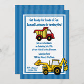 Foto für den Bau eines Fun-Trucks Einladung (Vorne/Hinten)