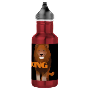 Foto für den benutzerdefinierten King-Text Edelstahlflasche