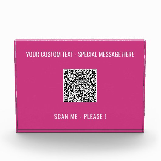 Foto für den benutzerdefinierten QR-Code (Vorderseite)