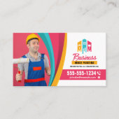 Foto für den beruflichen Maler Visitenkarte (Vorderseite)