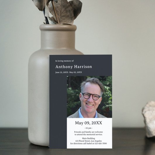 Foto für den Bestattungsdienst Einladung