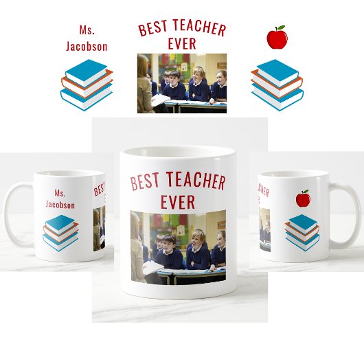 Foto für den besten Lehrer je Lehrer Kaffeetasse