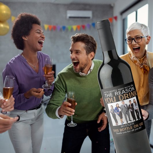 Foto für den Boss-Aufschlag GRÜNDE FÜR IHRE GETRÄN Weinetikett