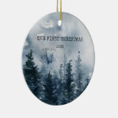 Foto für den ersten Weihnachtsnebelwald Keramik Ornament (Rechts)