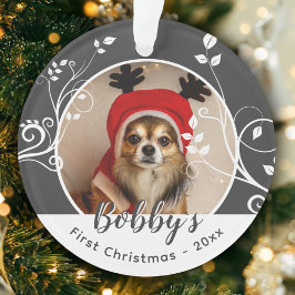 Foto für den ersten Welpenhühner Ornament