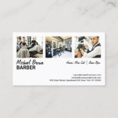 Foto für den Friseursalon Visitenkarte (Rückseite)