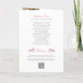 Foto für den Gedenkservice orchid Programm (Rückseite)