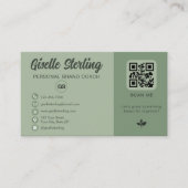 Foto für den grünen QR Code Visitenkarte (Vorderseite)
