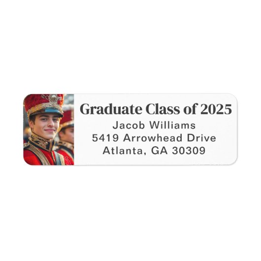 Foto für den Hochschulabschluss (Vorne)