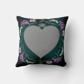 Foto für den Hochzeitsfeier Kissen (Rückseite)