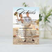 Foto für den Hochzeitsstichtag QR Code - Registry- Begleitkarte (Stehend Vorderseite)