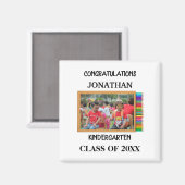 Foto für den Kindergartenabsolventen Magnet (Vorderseite/Rückseite)