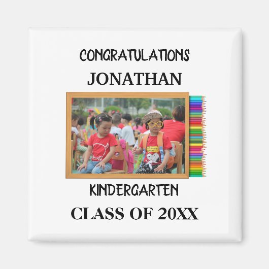 Foto für den Kindergartenabsolventen Magnet (Vorne)