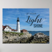 Foto für den Leuchtturm "Light Shine Maine Lightho Poster (Vorne)