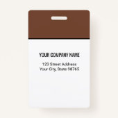 Foto für den Namen von Mitarbeitern mit benutzerde Ausweis (Rückseite)