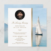 Foto für den Nautical Gold Memorial Einladung (Vorne/Hinten)