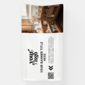 Foto für den neuen QR-Code in Schwarz und Weiß Banner (Vertikal)