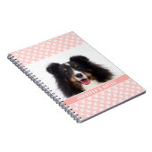 Foto für den rosafarbenen Pet mit weißen Pasten un Notizblock (Rechte Seite)