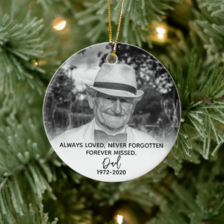 Foto für den Verlust der Gedenkstätte für Vater Keramik Ornament