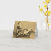 Foto für den viktorianischen Erbfall Karte (Gelbe Blume)